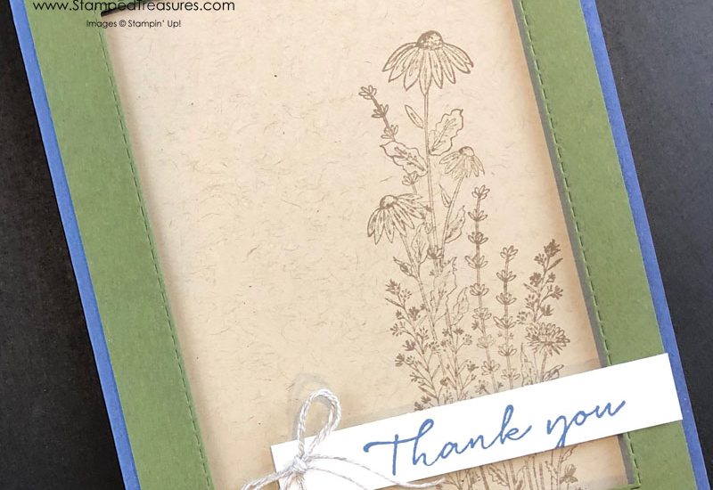Dragonfly Garden Thank You Card