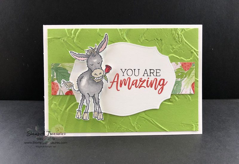 Darling Donkeys Thank You Card