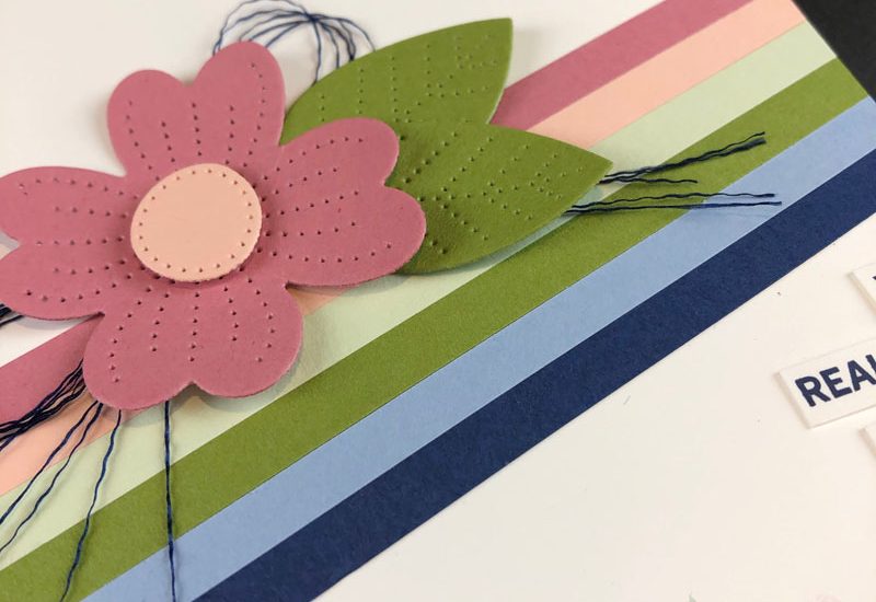 How to use scraps to create a background