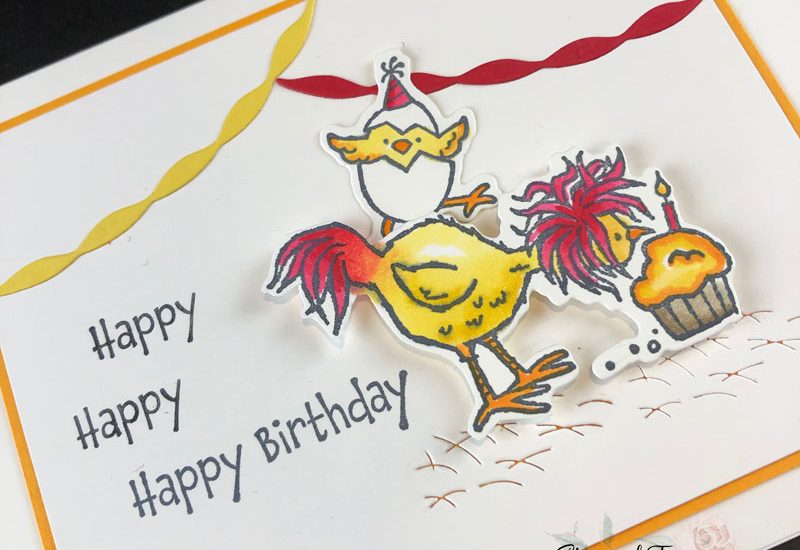 Hey Birthday Chick Birthday Card