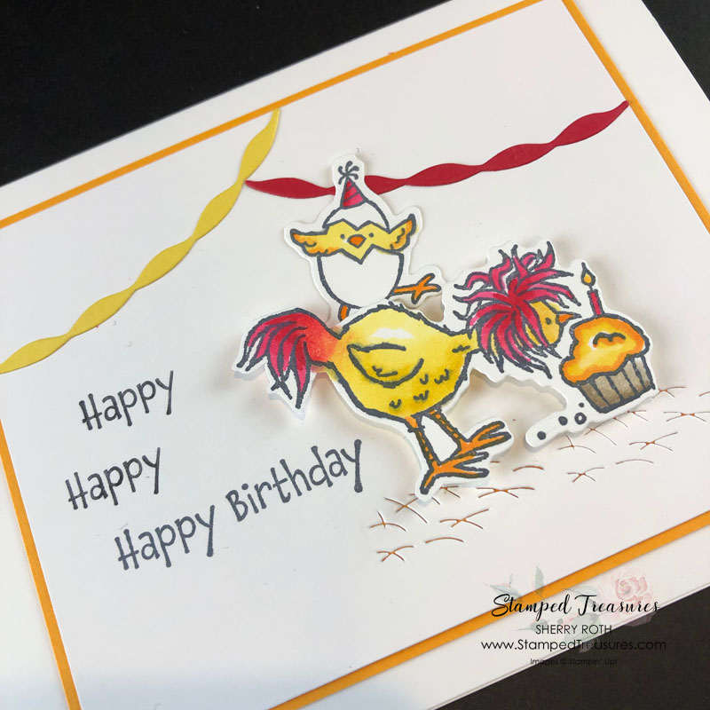 Hey Birthday Chick Birthday Card