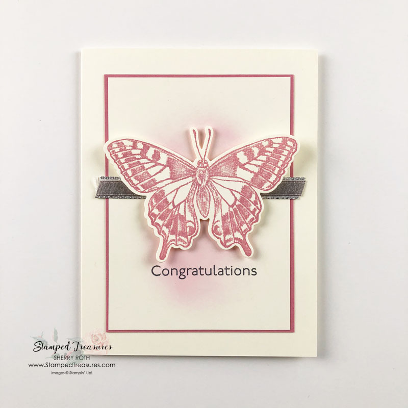 Simple Butterfly Brilliance Card