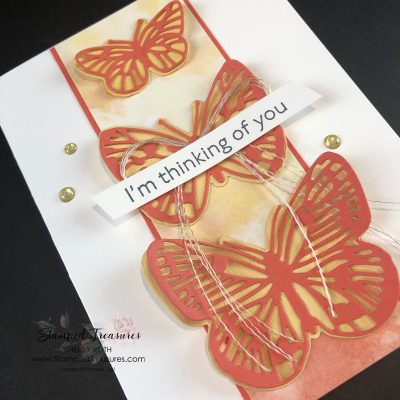 Butterfly Brilliance Thinking of You Card