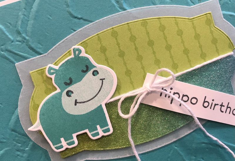 Hippo Happiness Birthday Card