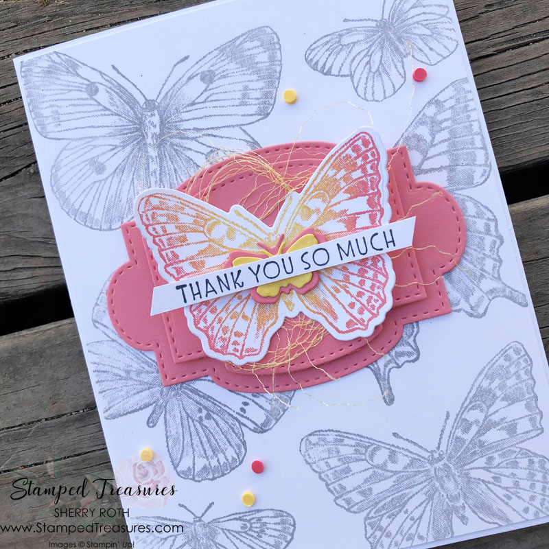 Butterfly Brilliance Thank You Card