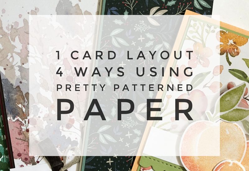 1 Card Layout 4 Ways