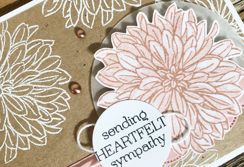 Delicate Dahlias Sympathy