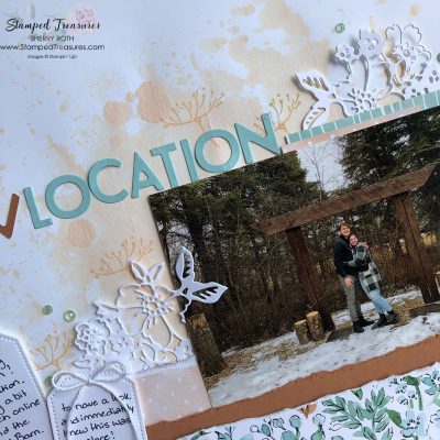 Hand-Penned Scrapbook Layout