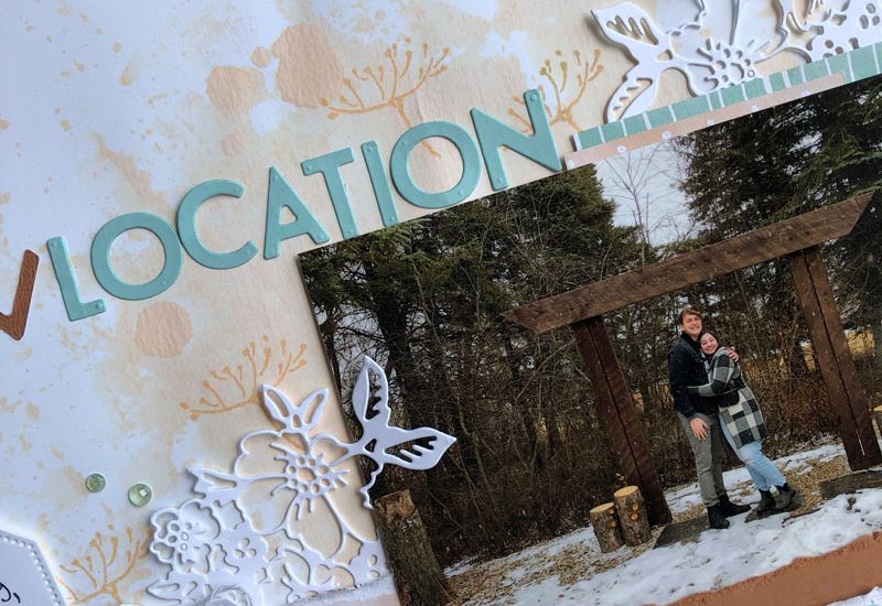 Hand-Penned Scrapbook Layout