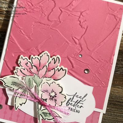 Hand-Penned Petals Feel Better Card