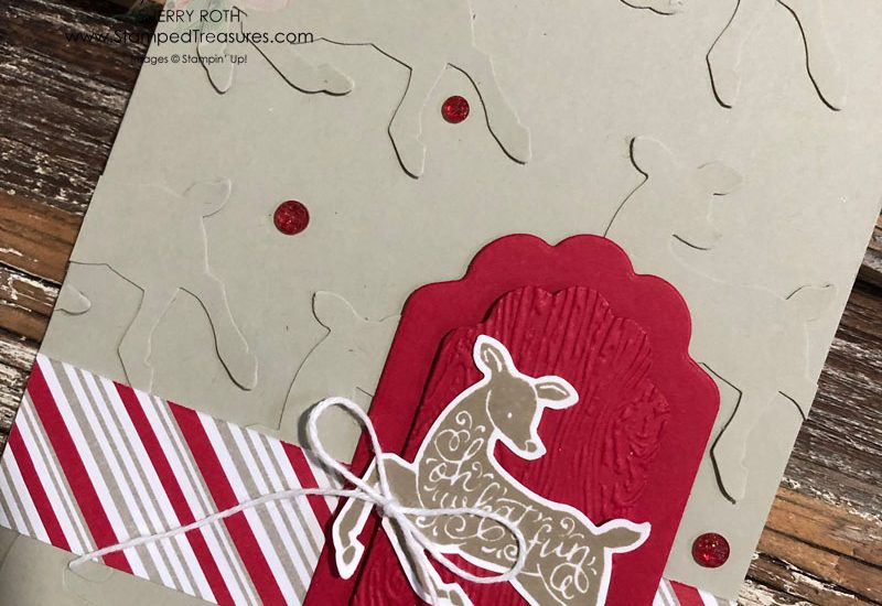 Peaceful Deer Christmas Card