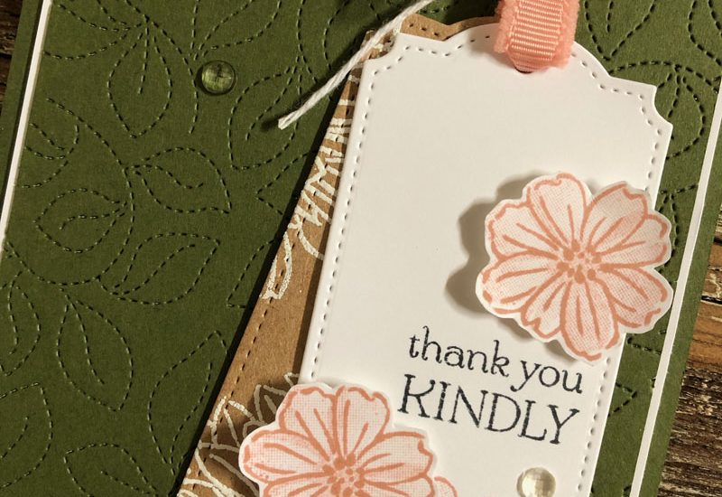 Delicate Dahlias Thank You Card