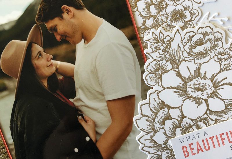 Blessings of Home Scrapbook layout