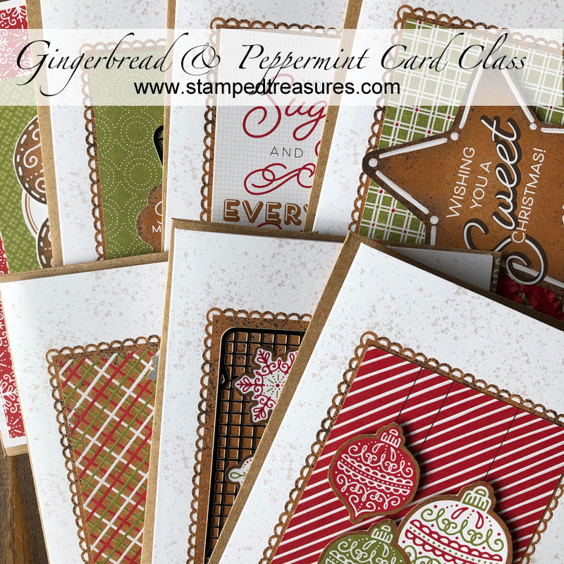 Gingerbread & Peppermint Cards