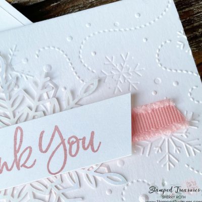 Simple Holiday Thank You Card
