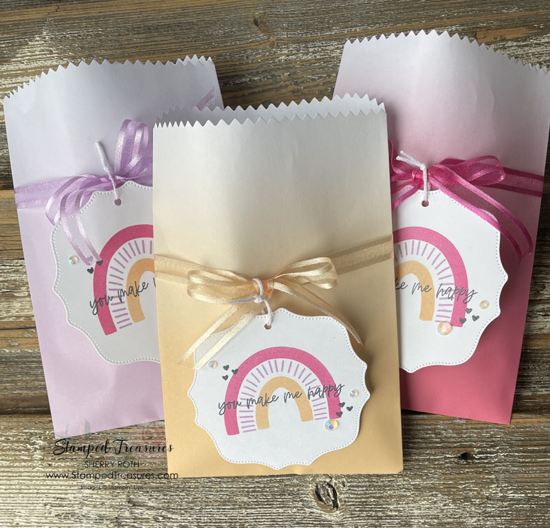 Ombre Gift Bags