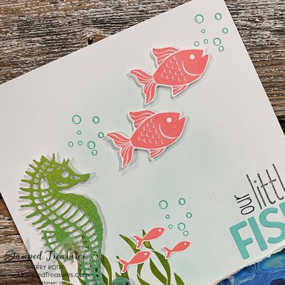 Our Little Fish Scrapbook Layout
