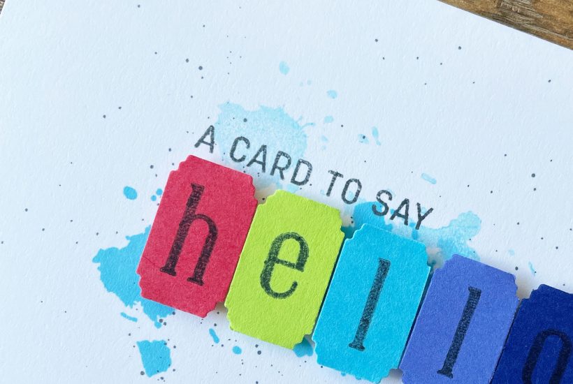 A Card to Say Hello