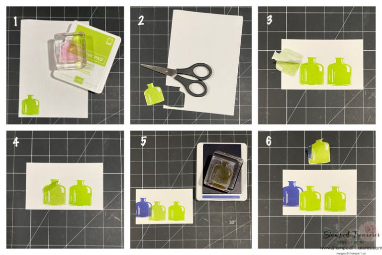 How To Use Masking Paper Stamped Treasures