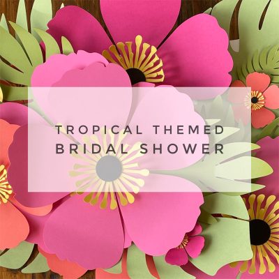 Tropical Themed Bridal Shower