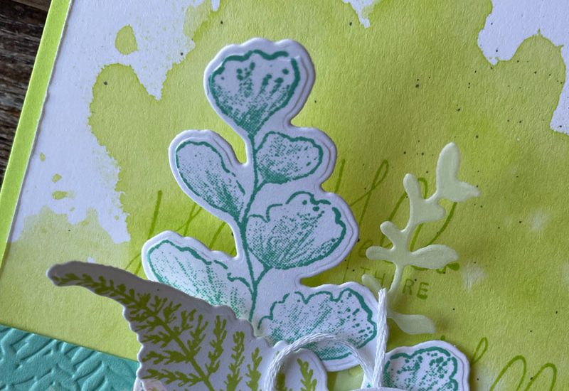 Nature's Prints Hello There Card