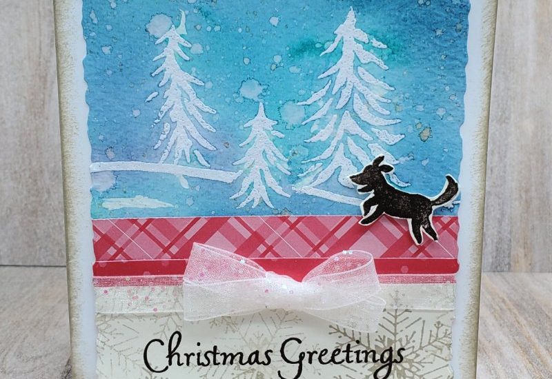 Trees for Sale Watercolour Card