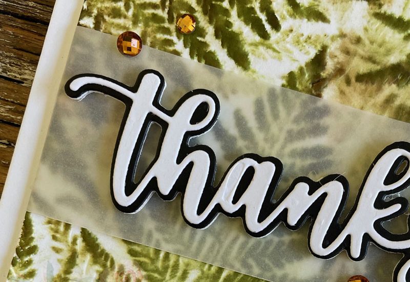 A fun Embossing Folder Technique