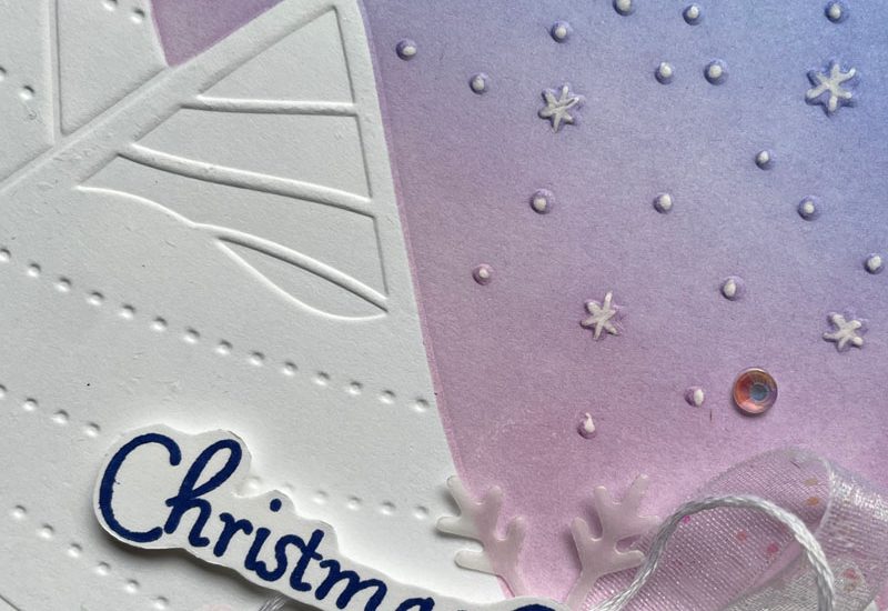 Masking with Embossing Folders