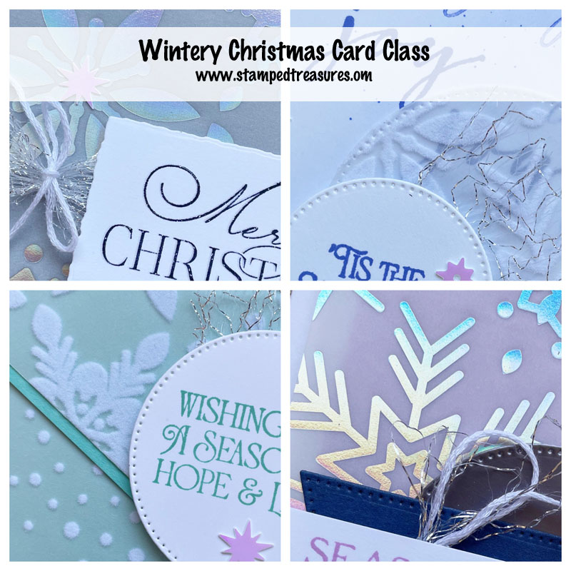 Wintery Christmas Card Class