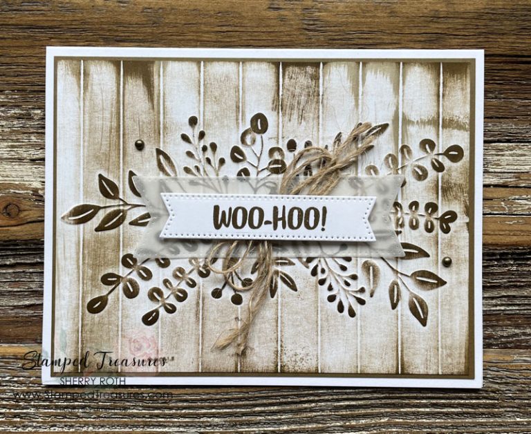 2 Simple Embossing Folder Techniques Stamped Treasures