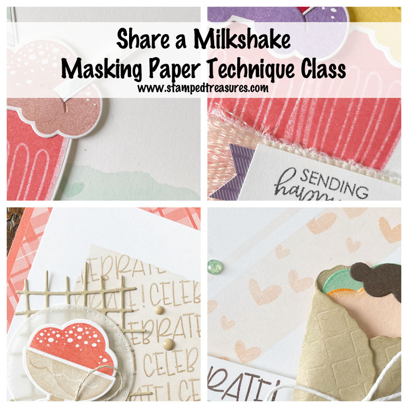 Share a Milkshake Masking Paper Class