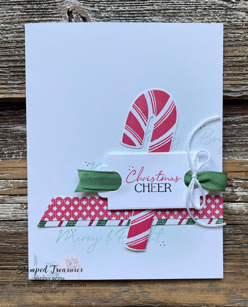 Sweet Candy Canes Card Idea