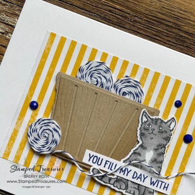 Cheerful Basket Card Idea
