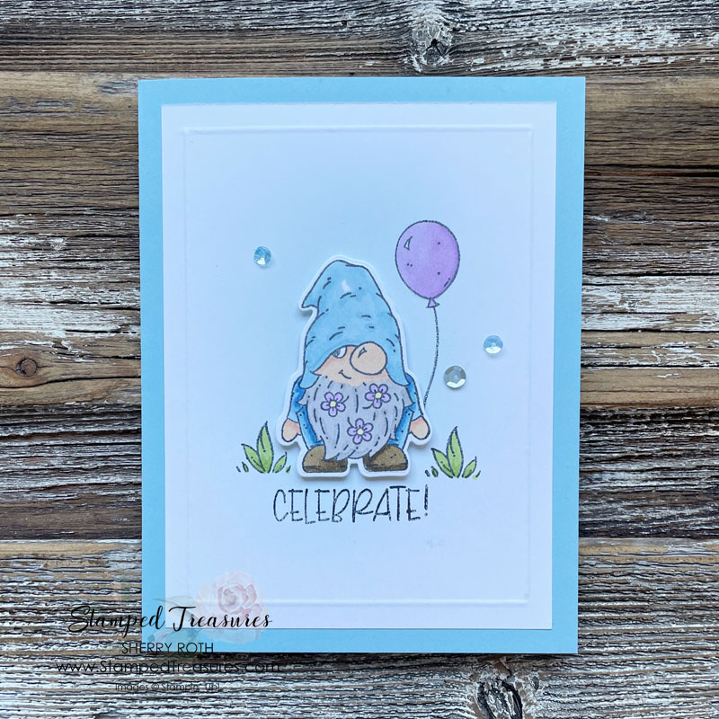 Friendly Gnomes Celebrate Card