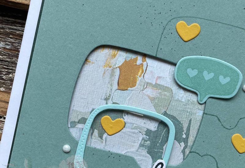 Conversation Bubbles Love Ya Card