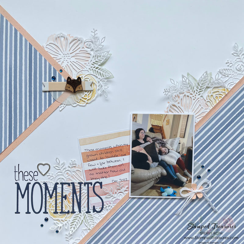 Scrap Your Stash These Moments Layout