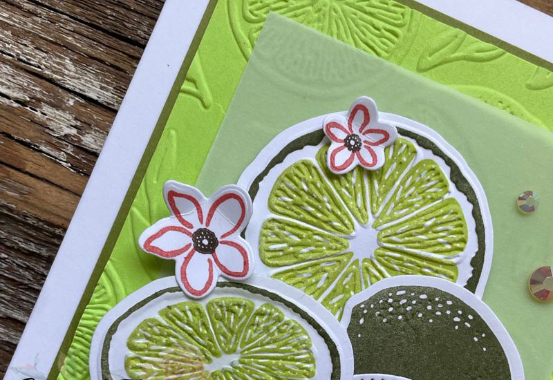 Sweet Citrus Thank You Card