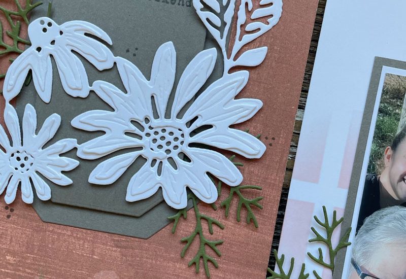 Cheerful Daisies Traveler's Notebook Layout