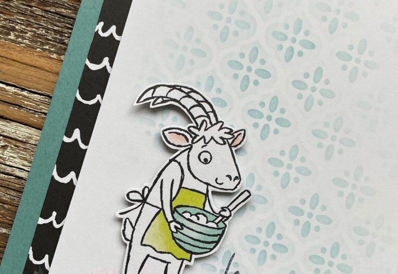 Layering Stencils Zany Zoo Card