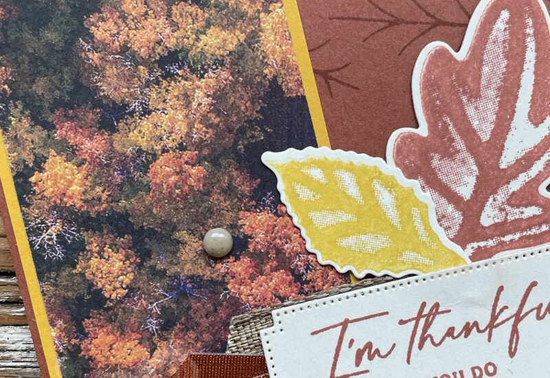 Autumn Leaves Card