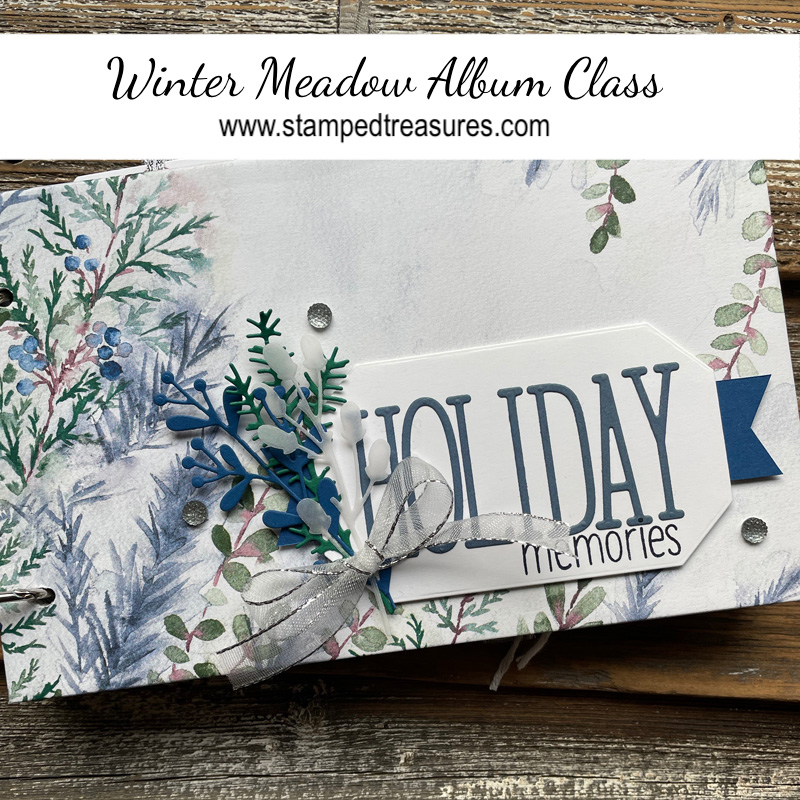 Winter Meadow Mini Album Class