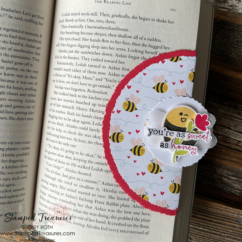 Deckled Circle Bookmark