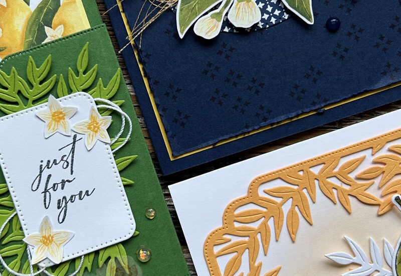 Citrus Blooms Card Ideas