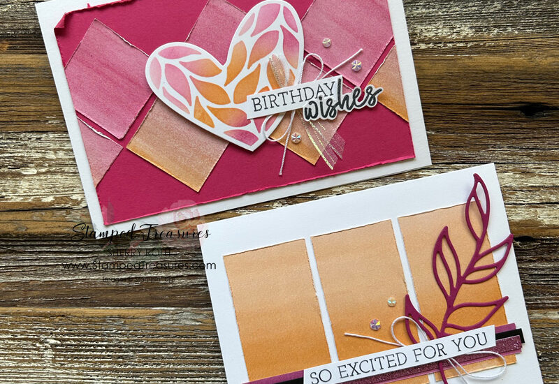 2 Great Card Ideas using Scraps