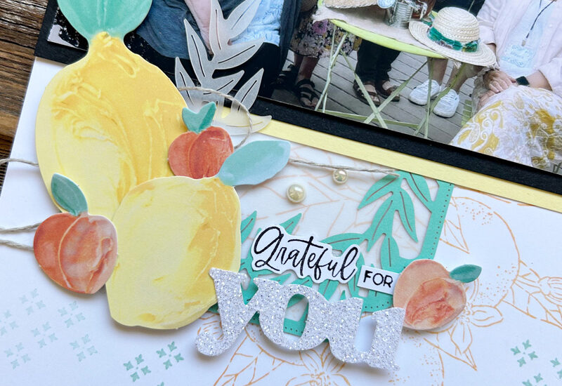 Life is Sweet Paper Pumpkin Layout