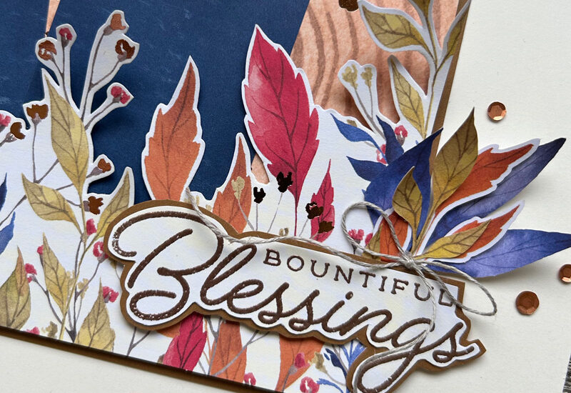 Autumn Abundance Paper Pumpkin Alternate