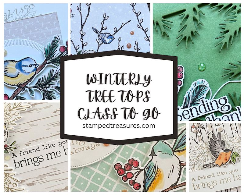 Winterly Tree Tops Class To Go