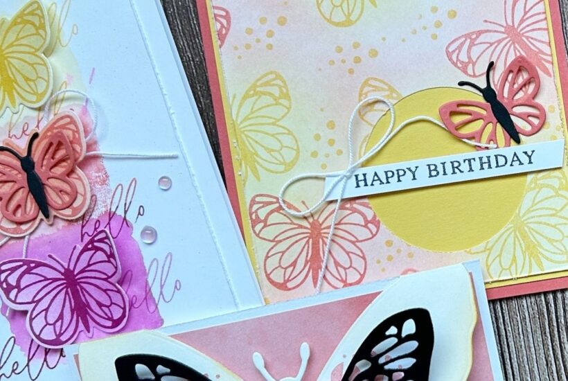 3 Fun Butterfly Card Ideas