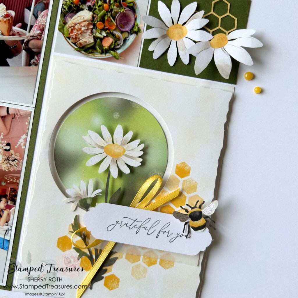 Daisy Daydream Scrapbook Layout