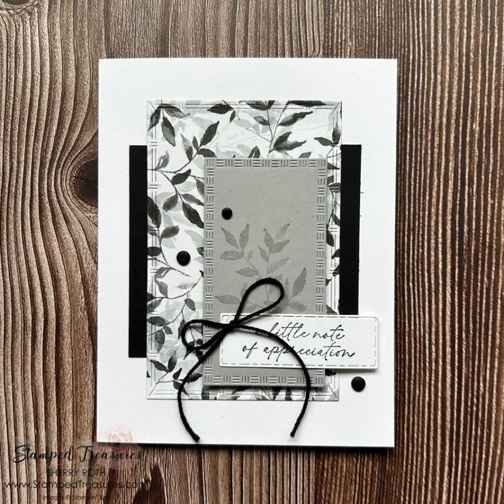 Textured Notes Card Idea